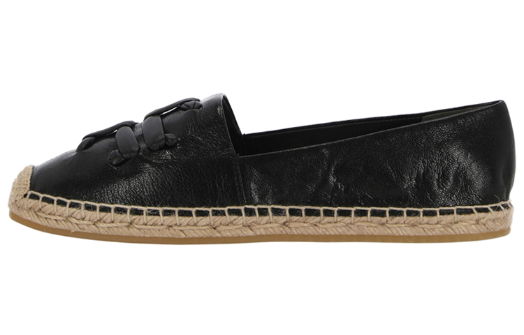 (Women) TORY BURCH Aline Slip-On Low-Top Flats 'Black Leather' 144042-004