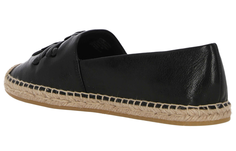 Lookbook TORY BURCH Aline 皮革 套腳 低幫 平底鞋 女款 黑色