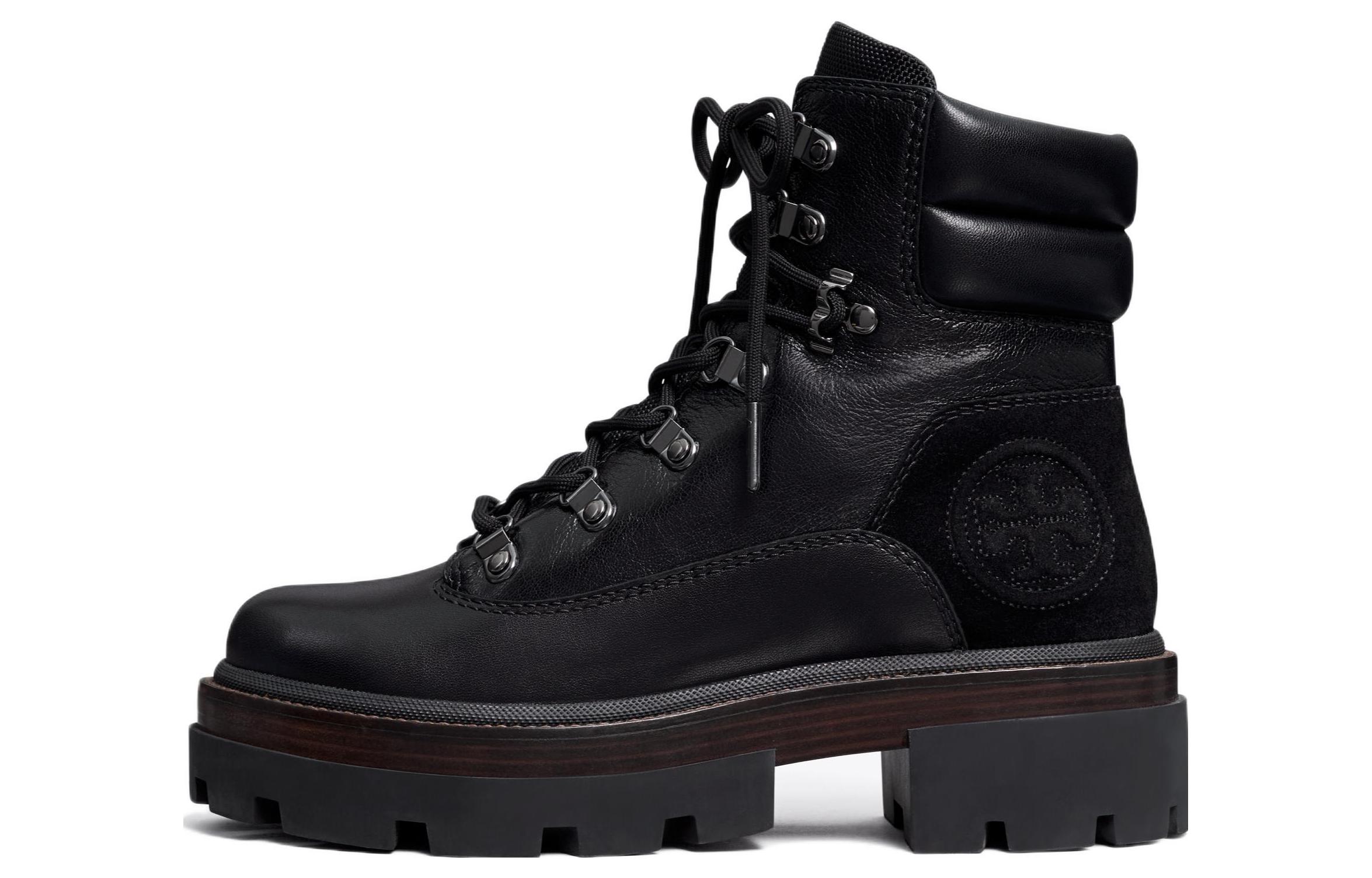 Buy (W) トリーバーチ レースアップ アンクルブーツ (Tory Burch Resuappu Ankurubūtsu) 140157-008