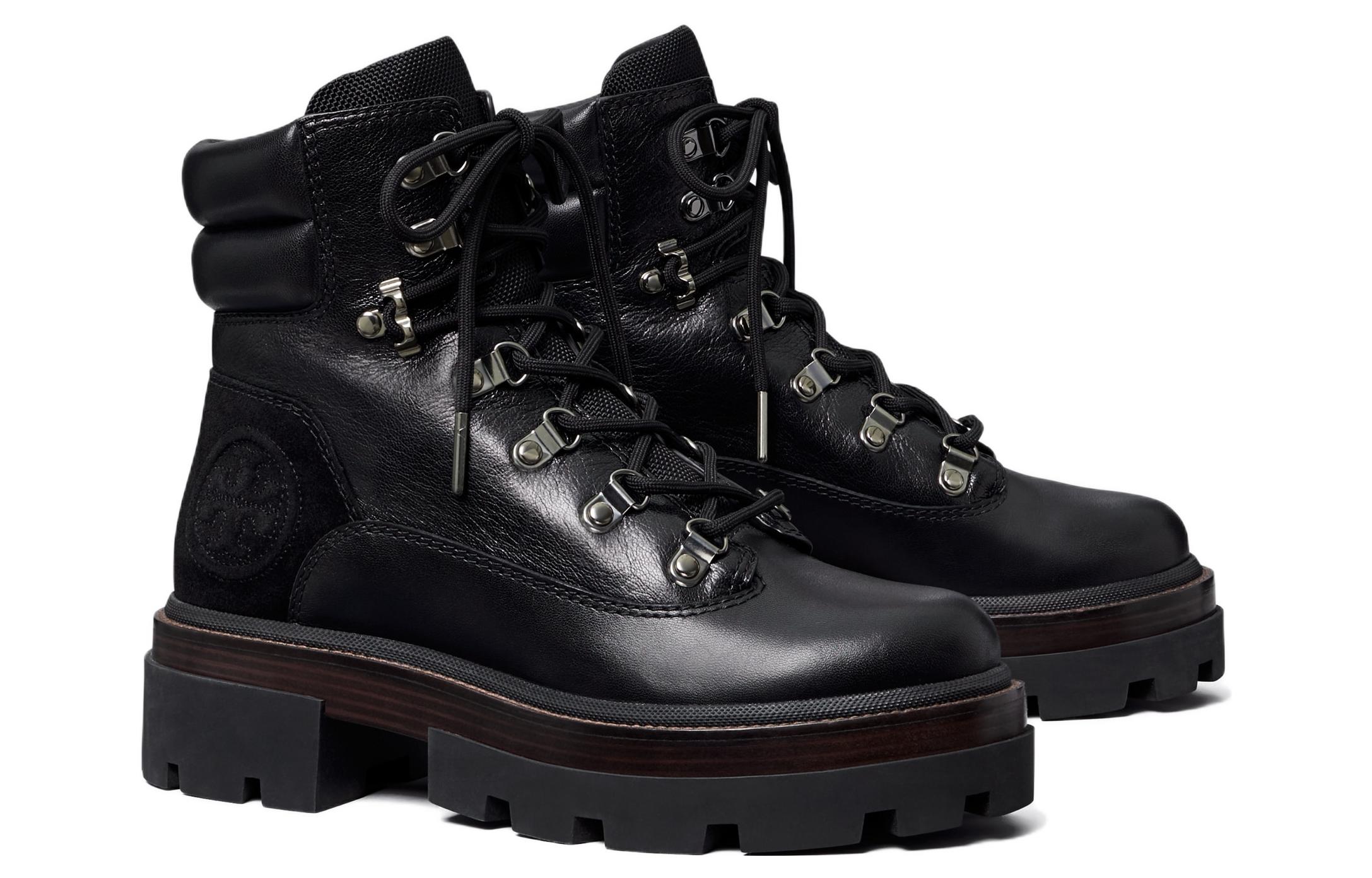 Order (W) トリーバーチ レースアップ アンクルブーツ (Tory Burch Resuappu Ankurubūtsu) 140157-008