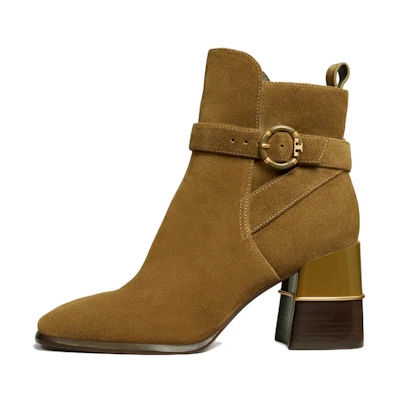 (W) TORY BURCH Ankle Boot 'Brown Buckle'