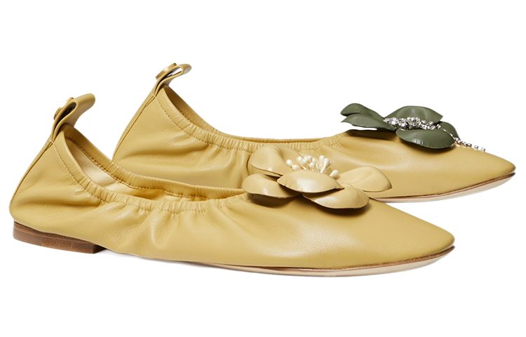 (W) TORY BURCH Ballet 'Yellow Napa Leather' 圖 2