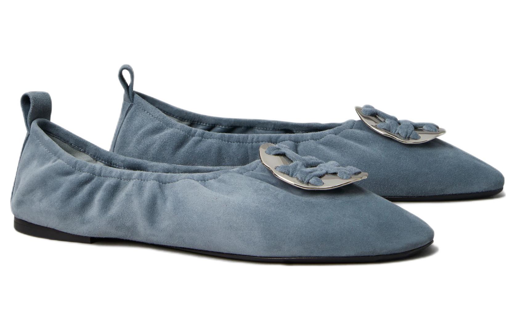 (W) TORY BURCH Ballet Flat 'Blue Leather' 圖 3