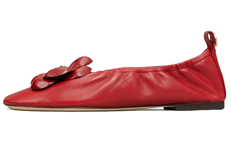 (W) TORY BURCH Ballet Flat 'Elegant Red Floral'
