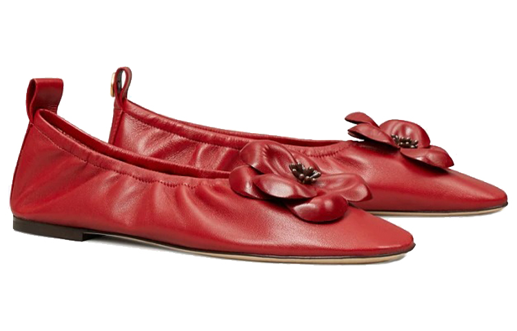 (W) TORY BURCH Ballet Flat 'Elegant Red Floral' 圖 3