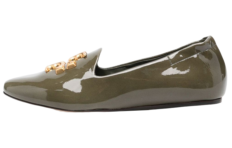 (W) TORY BURCH Ballet Flat 'Green Patent'