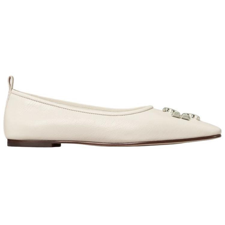 (W) TORY BURCH Ballet Flat 'Ivory White' 圖 2