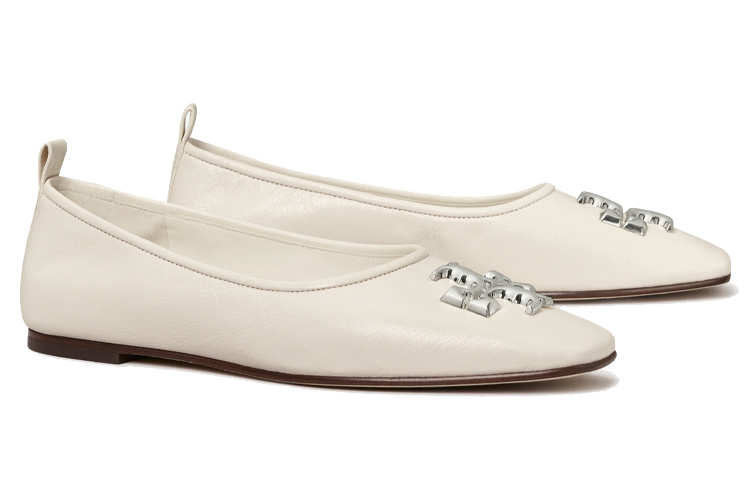 (W) TORY BURCH Ballet Flat 'Ivory White' 圖 3