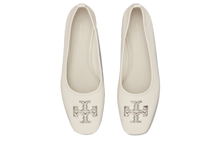 (W) TORY BURCH Ballet Flat 'Ivory White' 圖 4
