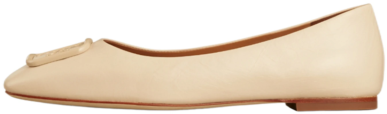 TORY BURCH 皮革 芭蕾舞 平底鞋 女款 奶油白 Buy TORY BURCH 皮革 芭蕾舞 平底鞋 女款 奶油白