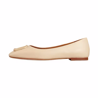 (W) TORY BURCH Ballet Flat 'Milk White'
