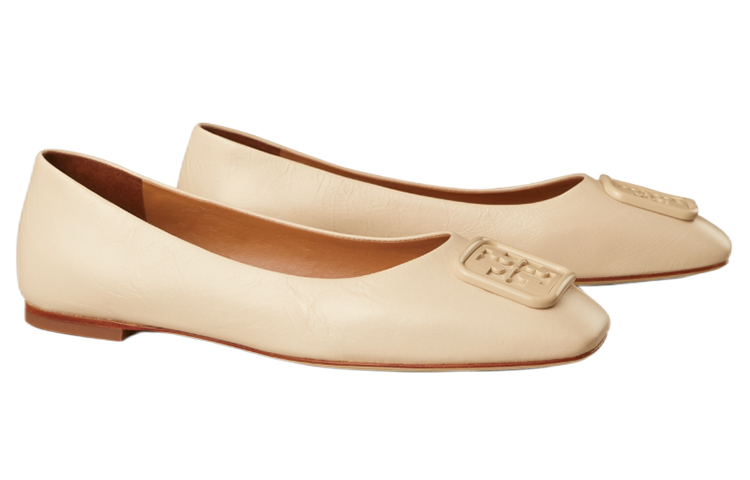 (W) TORY BURCH Ballet Flat 'Milk White' 圖 3