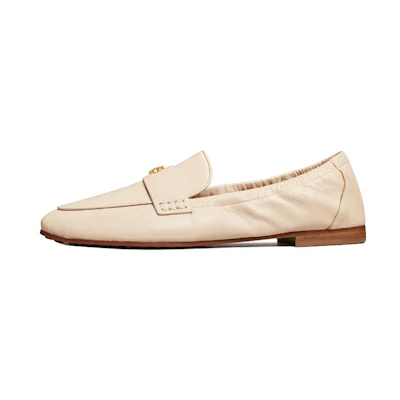 (W) TORY BURCH Ballet Flat 'White Logo'