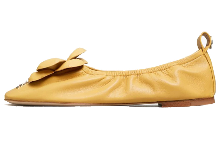 (W) TORY BURCH Ballet Flat 'Yellow Floral'