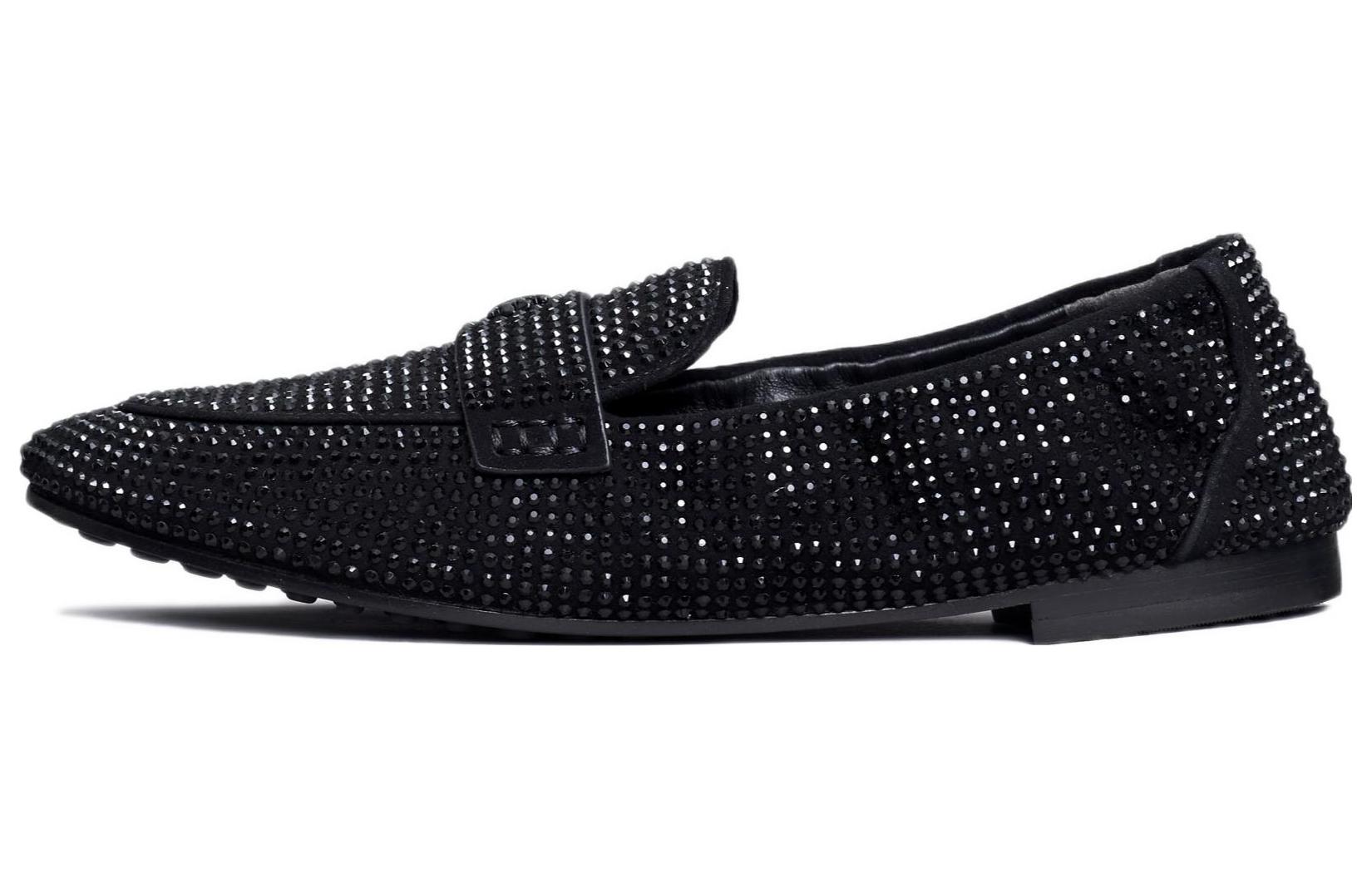 (W) TORY BURCH Ballet Flat Low 'Black Leather'