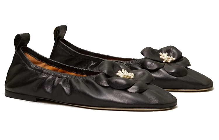(W) TORY BURCH Ballet Flats 'Black Floral' 圖 3