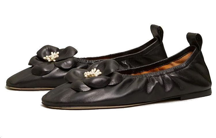 (W) TORY BURCH Ballet Flats 'Black Floral' 圖 4