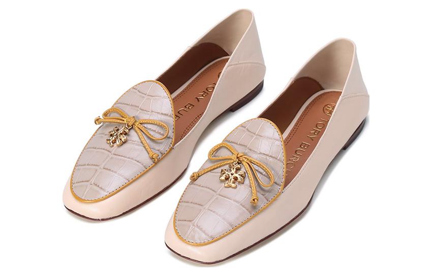 Lookbook (W) TORY BURCH Sepatu Balet 'Cream Taupe Bow' 87142-100