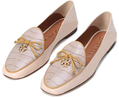 Lookbook (Women) TORY BURCH Ballet Flats 'Cream Taupe Bow' 87142-100
