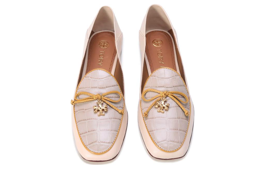 Shop (W) TORY BURCH Sepatu Balet 'Cream Taupe Bow' 87142-100