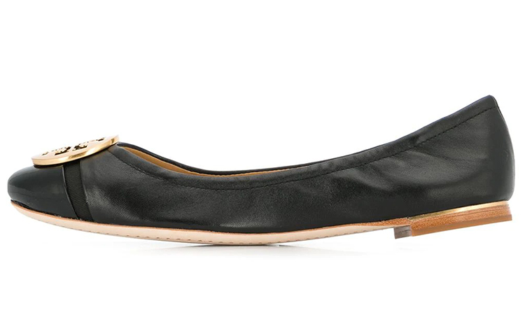 (Women) TORY BURCH Ballet Flats 'Logo Black' 63176-004