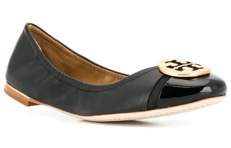 (W) TORY BURCH Ballet Flats 'Logo Black' 圖 2