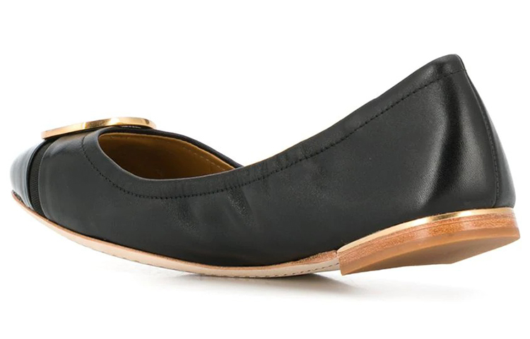 (W) TORY BURCH Ballet Flats 'Logo Black' 圖 3