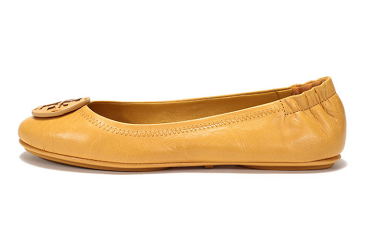 (Women) TORY BURCH Ballet Flats 'Mustard Yellow' 79520-700