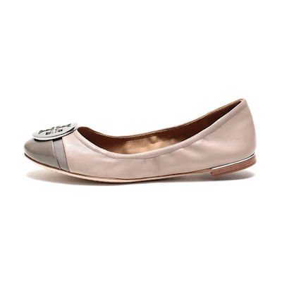 (W) TORY BURCH Ballet Flats 'Nude Pink Grey'
