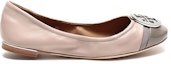 Order (W) TORY BURCH Kasut Ballet 'Merah Jambu Kelabu Nude' 63176-251