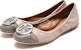 (W) TORY BURCH Kasut Ballet 'Merah Jambu Kelabu Nude' 63176-251