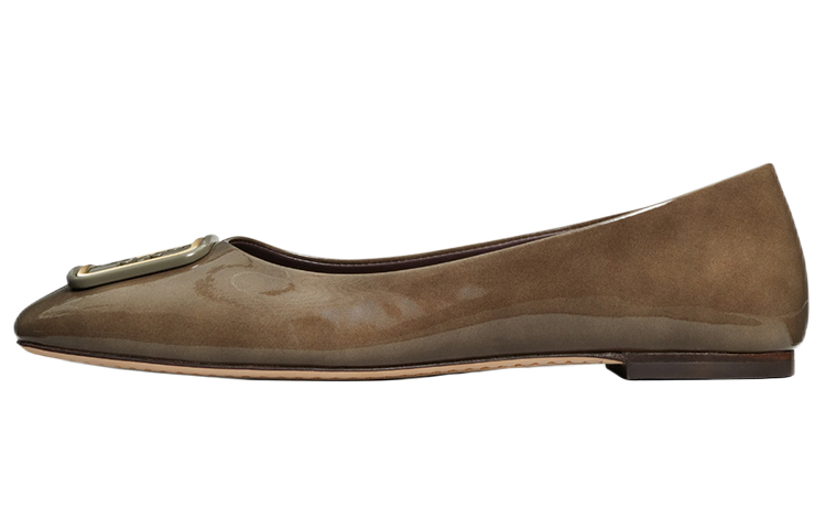 (Women) TORY BURCH Ballet Flats 'Patent Gray' 141425-500