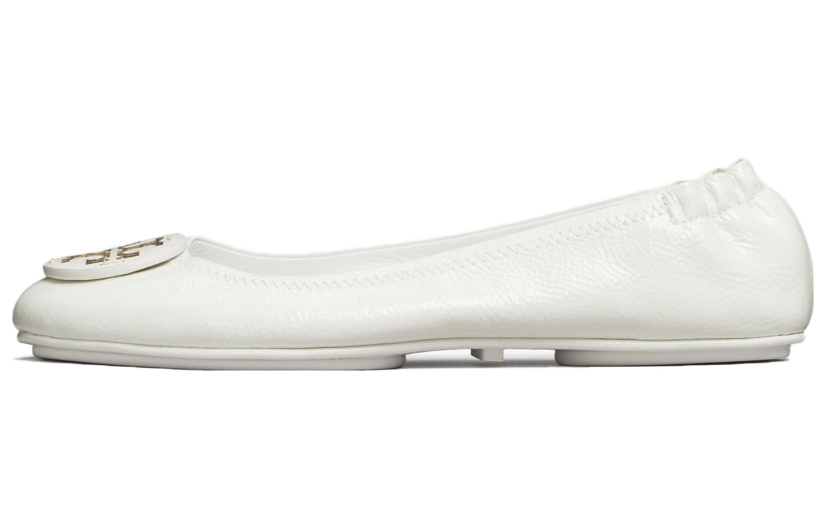 (W) TORY BURCH Ballet Flats 'Patent White'