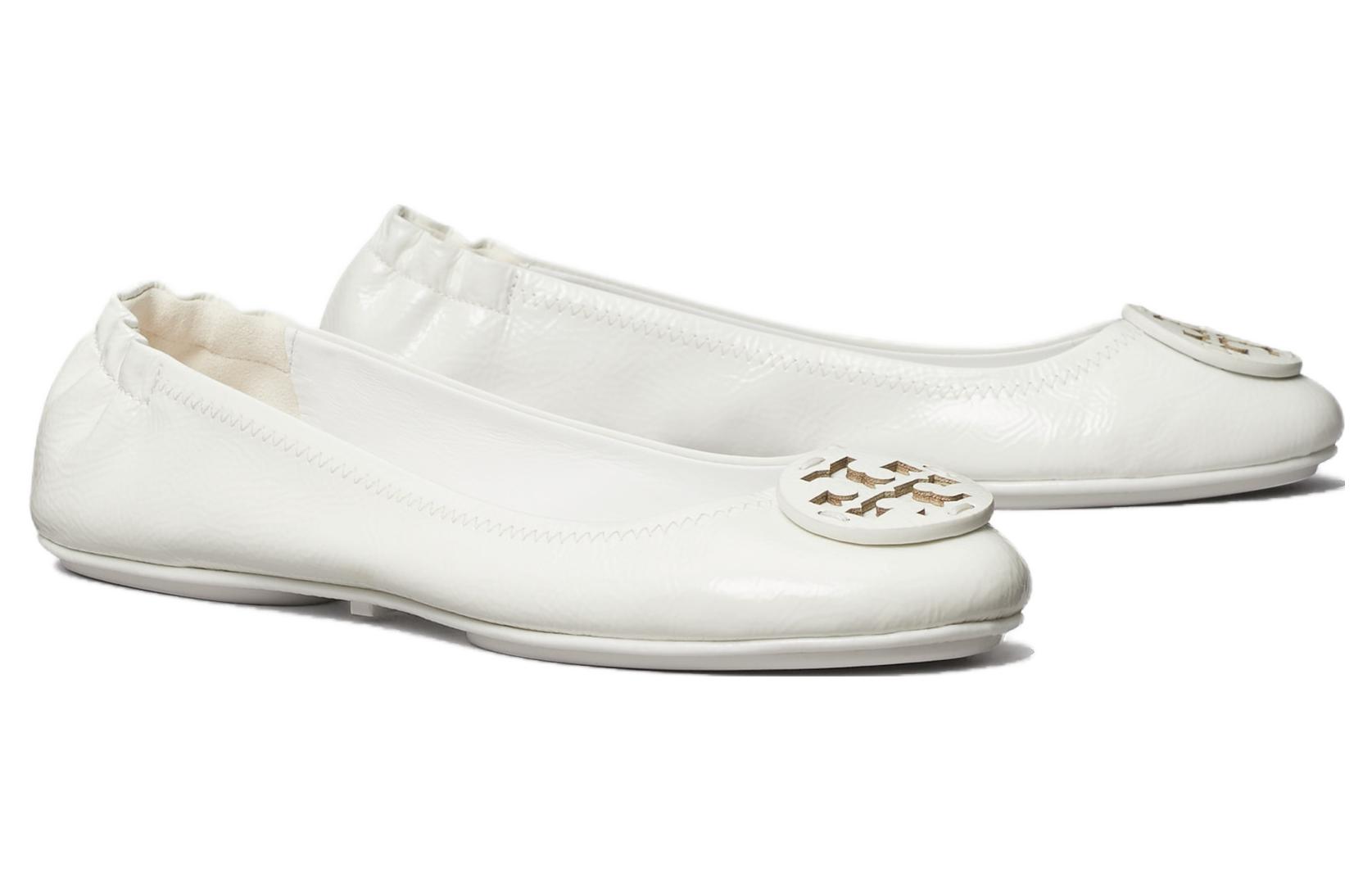 (W) TORY BURCH Ballet Flats 'Patent White' 圖 3