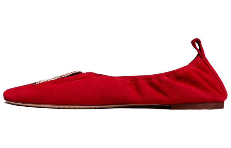 (Women) TORY BURCH Ballet Flats 'Red Love Logo' 138151-960