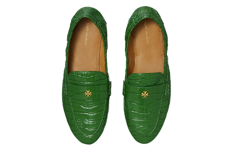 Shop (W) TORY BURCH Kasut Ballet Loafer 'Hijau' 136976-367