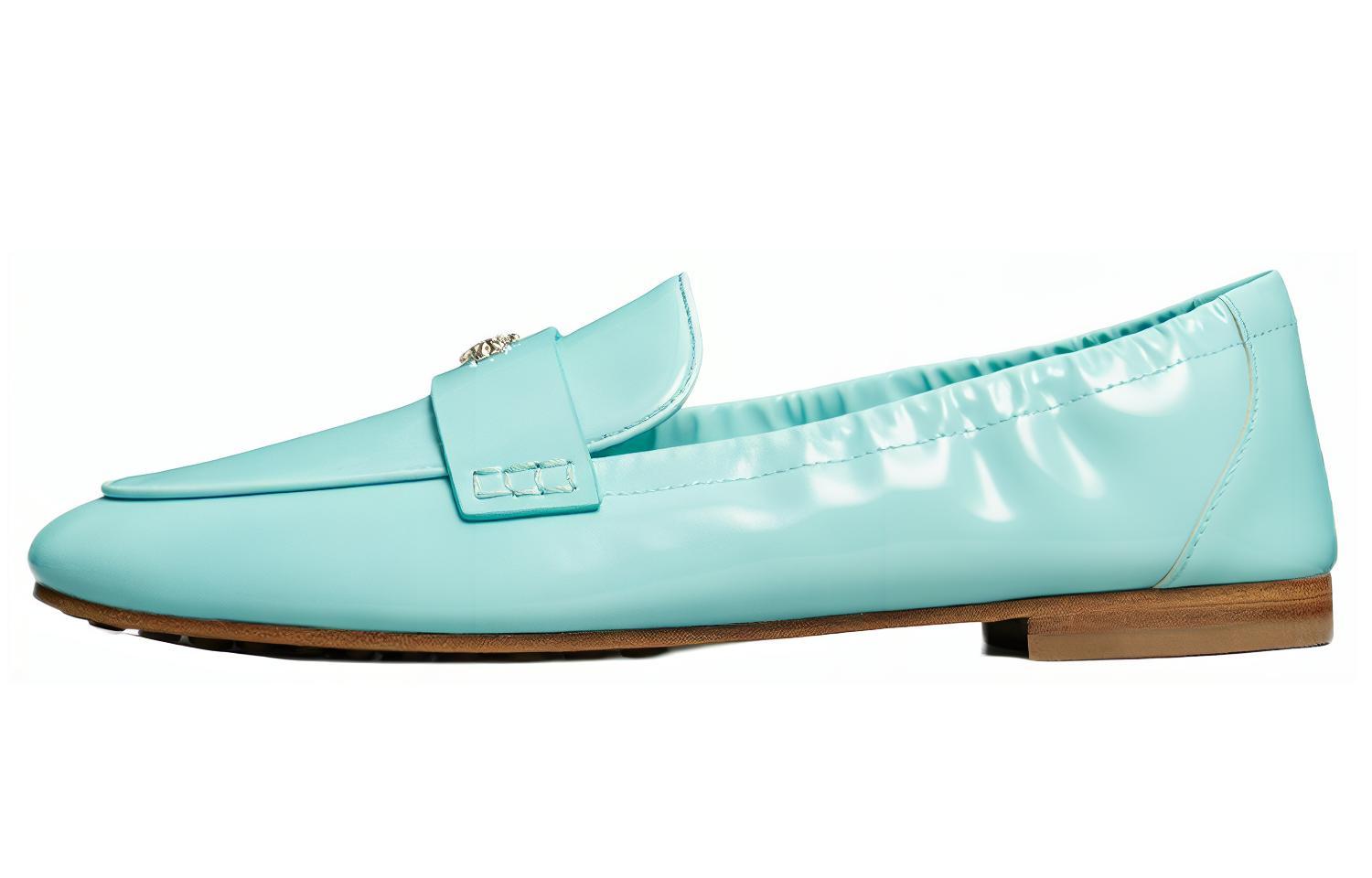 Buy (W) TORY BURCH 漆皮蓝芭蕾平底鞋 140884-401