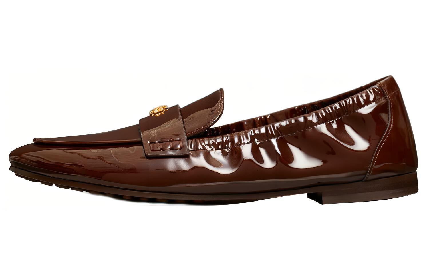 (Women) TORY BURCH Ballet Loafer 'Patent Brown' 140884-200