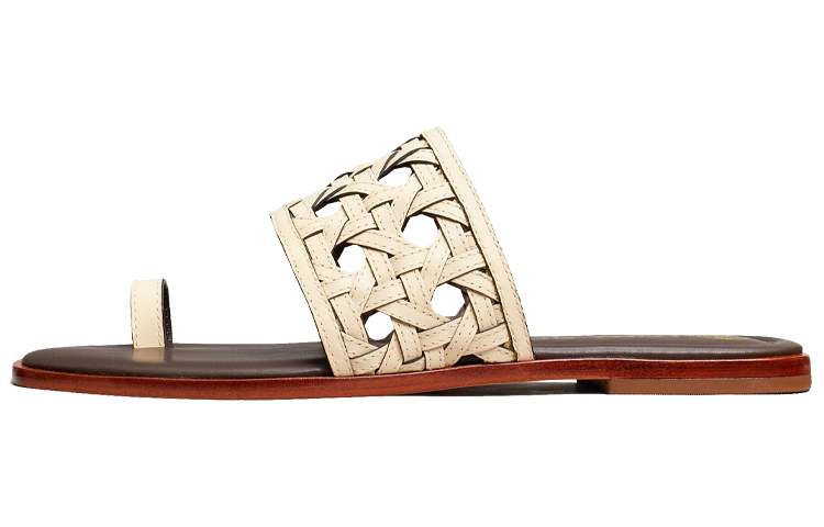 (Women) TORY BURCH Basketweave Sandal 'Cream White' 81729-122