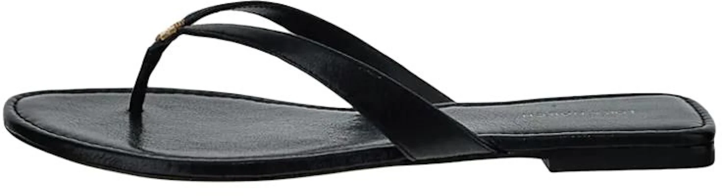 (W) Sandalias Planas de Moda de Cuero Negro Tory Burch 149657-006 Buy (W) Sandalias Planas de Moda de Cuero Negro Tory Burch 149657-006