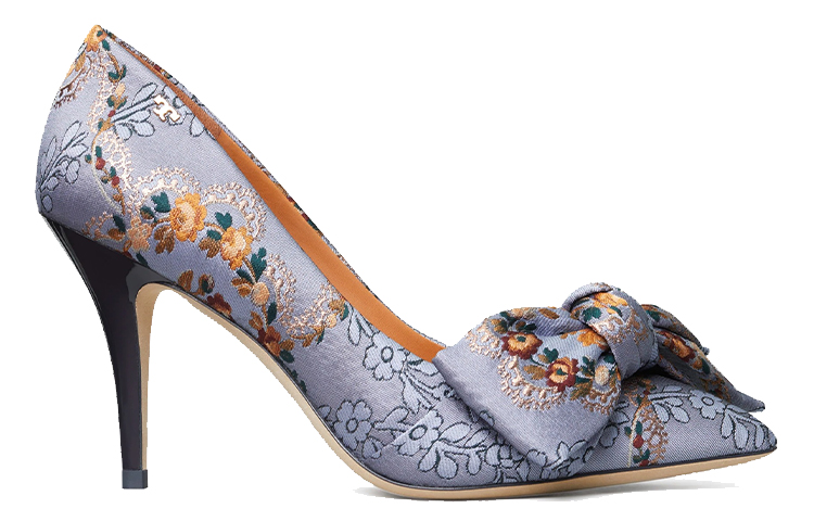 (W) TORY BURCH Bow High Heel 'Purple' 圖 2