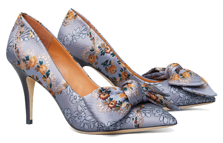 (W) TORY BURCH Bow High Heel 'Purple' 圖 3