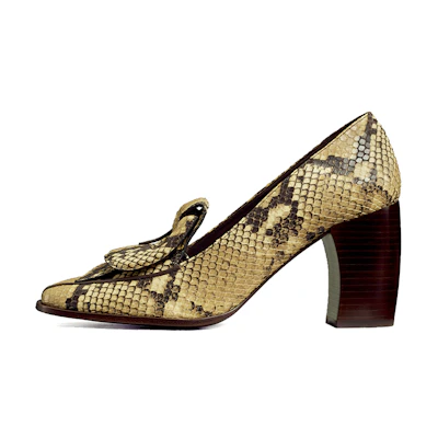 (W) TORY BURCH Buckle High Heels 'Light Desert Brown'