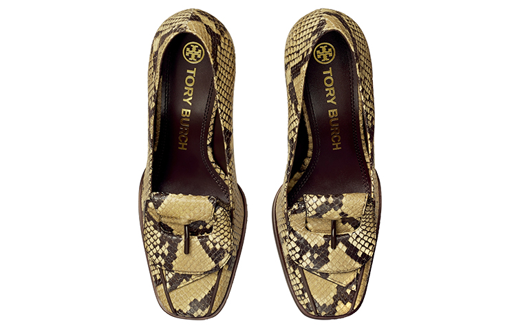 Shop (W) TORY BURCH Talons Hauts Boucle ''Light Desert Brown''. 85578-200