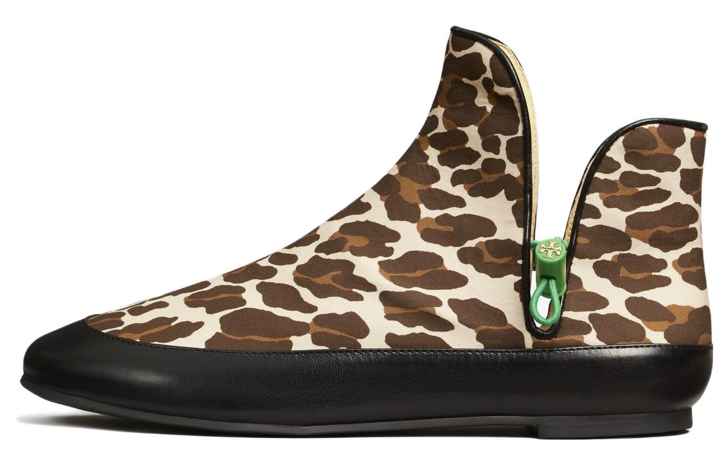 (W) TORY BURCH Canvas Buckle Bootie 'Leopard'