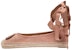 (W) TORY BURCH Kanvas Lace-Up Flats 'Beige' 78791-667