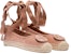 (W) TORY BURCH Kanvas Lace-Up Flats 'Beige' 78791-667