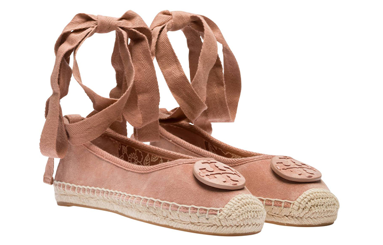 Lookbook (W) TORY BURCH Zapatos Planos de Lona con Cordones 'Beige' 78791-667