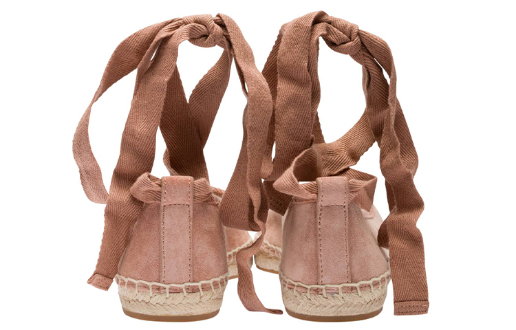 Purchase (W) TORY BURCH Zapatos Planos de Lona con Cordones 'Beige' 78791-667