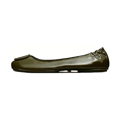 (W) TORY BURCH Cap-Toe Slip-On 'Olive Green'